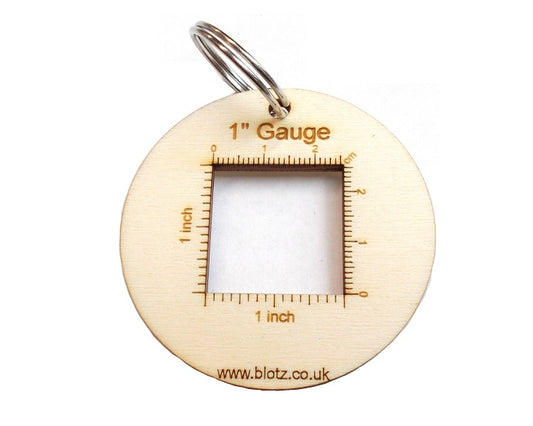 Blotz - 1 inch gauge key ring