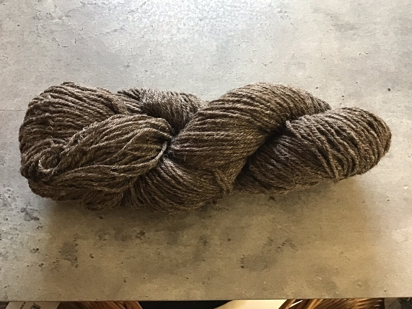 Undyed Yarn - Cwmchwefru DK - Medium Brown