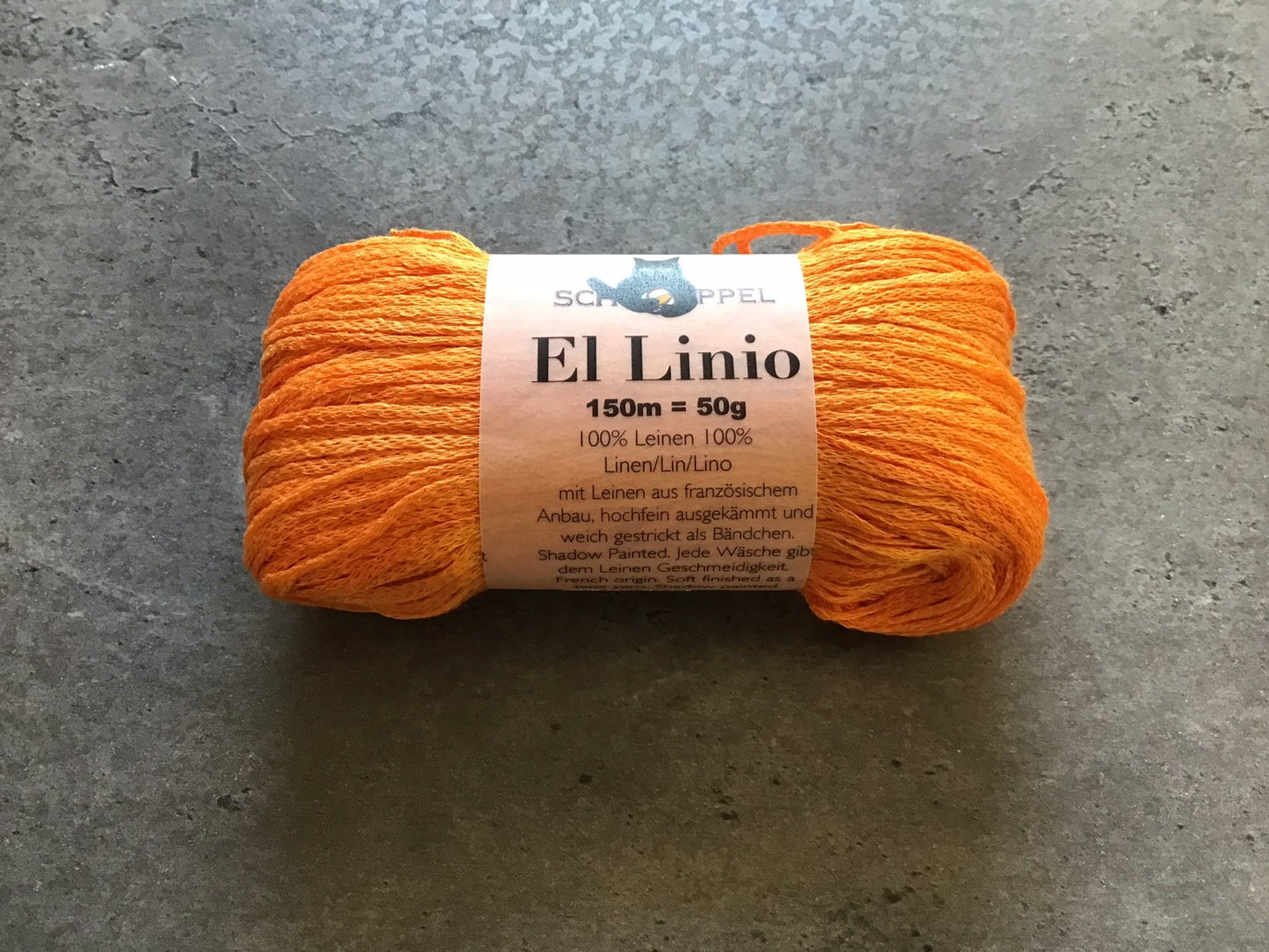 El Linio - 100 percent Linen - Amber - 50g