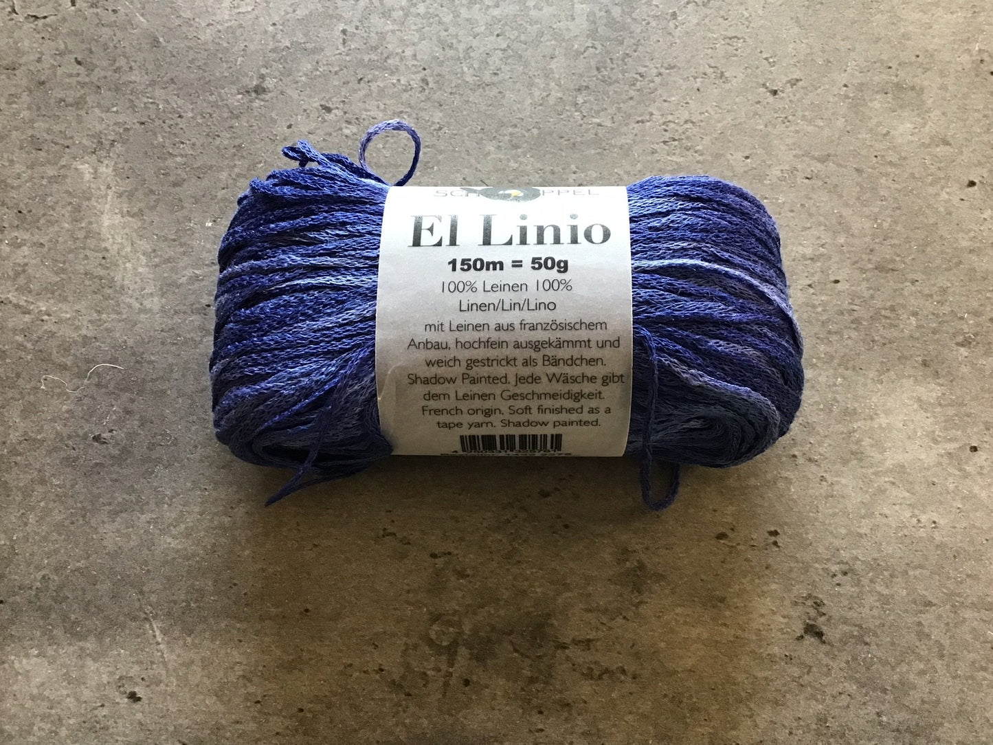 El Linio - 100 percent Linen - Ink - 50g