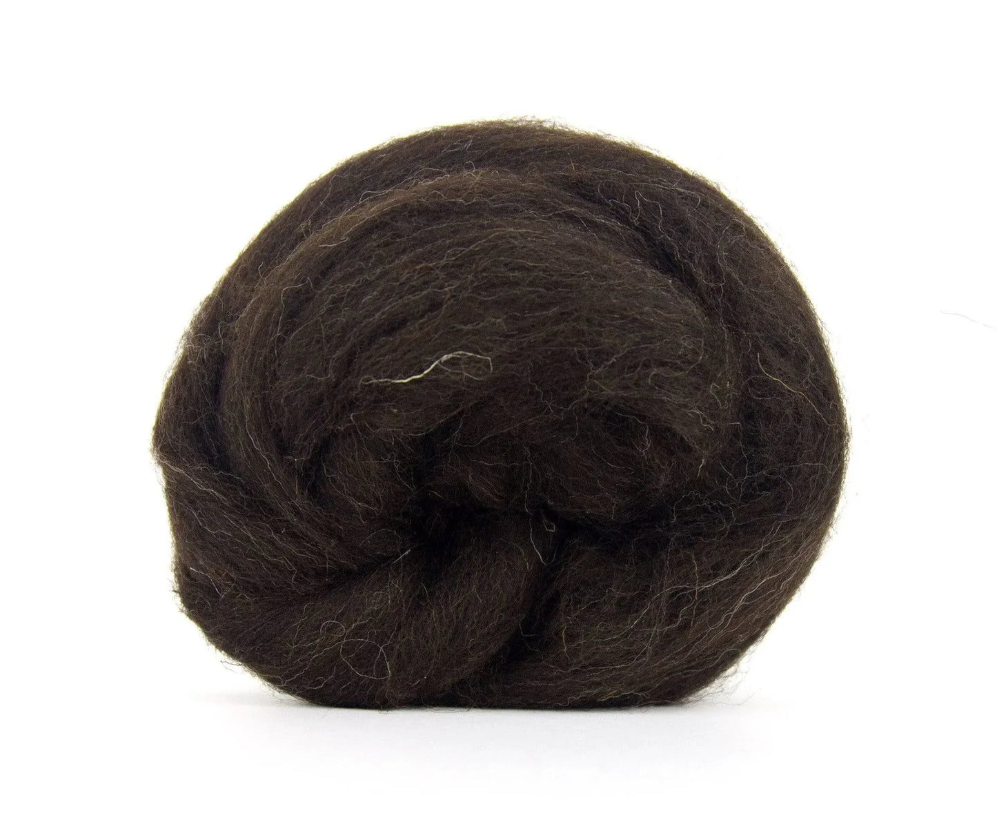 Top for spinning - Black Welsh Mountain wool - 50g