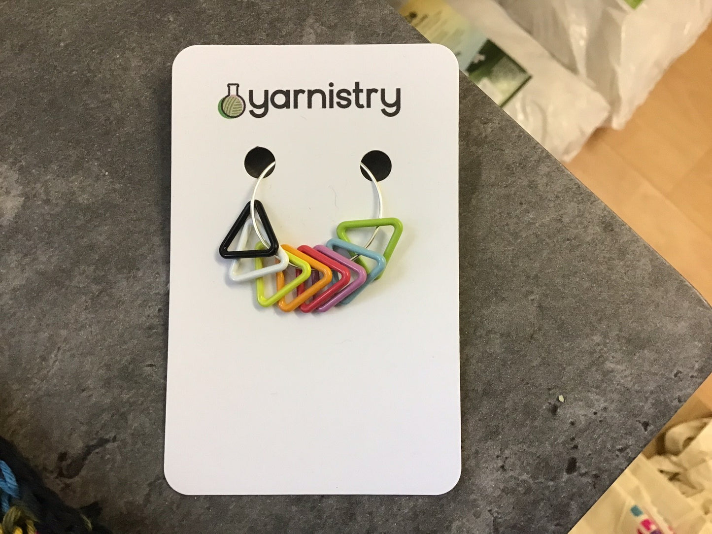 Yarnistry stitchmarker (triangles)