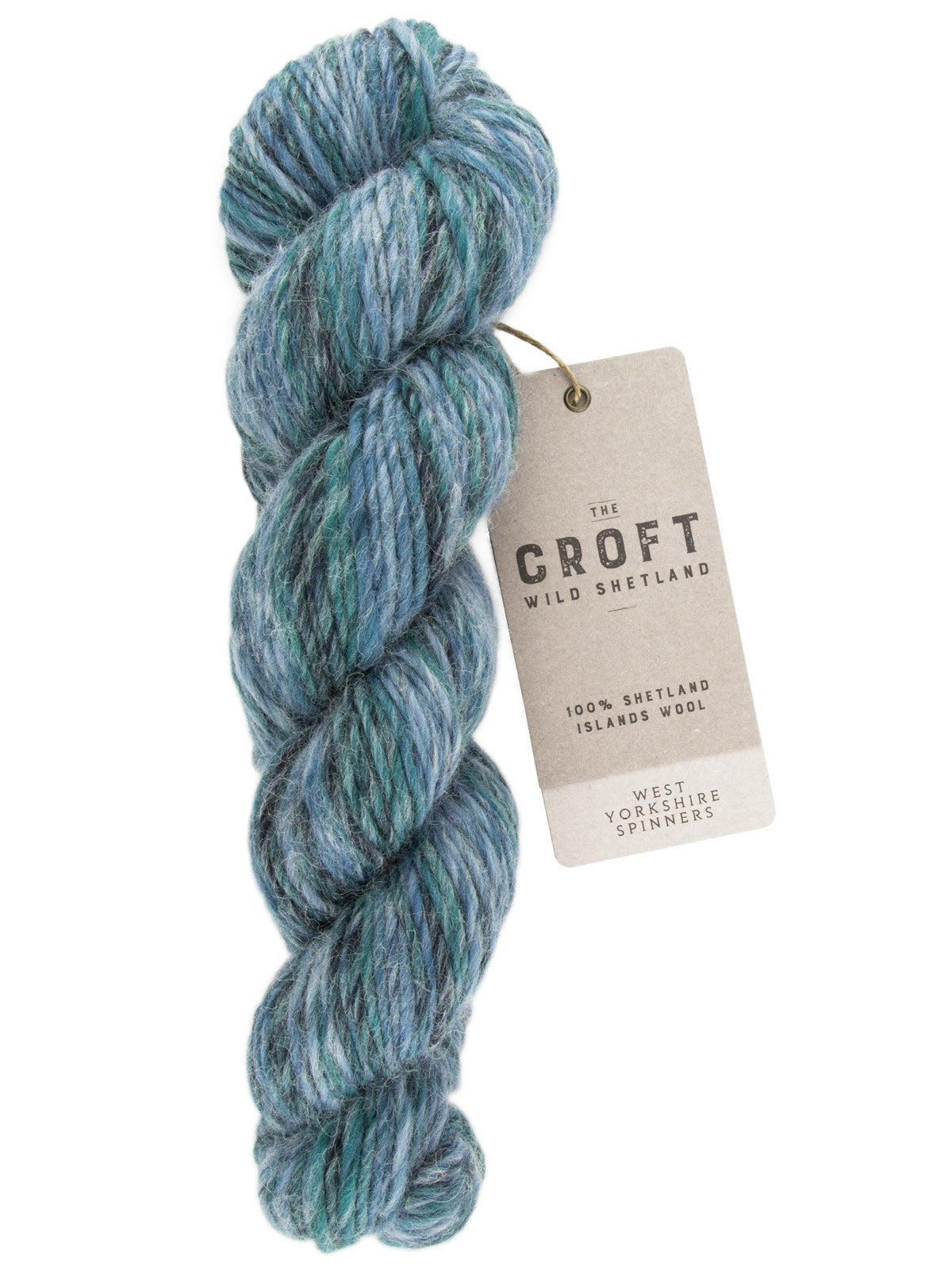 West Yorkshire Spinners - The Croft Wild Shetland Aran Roving Yarn - Turning Tides - 100g