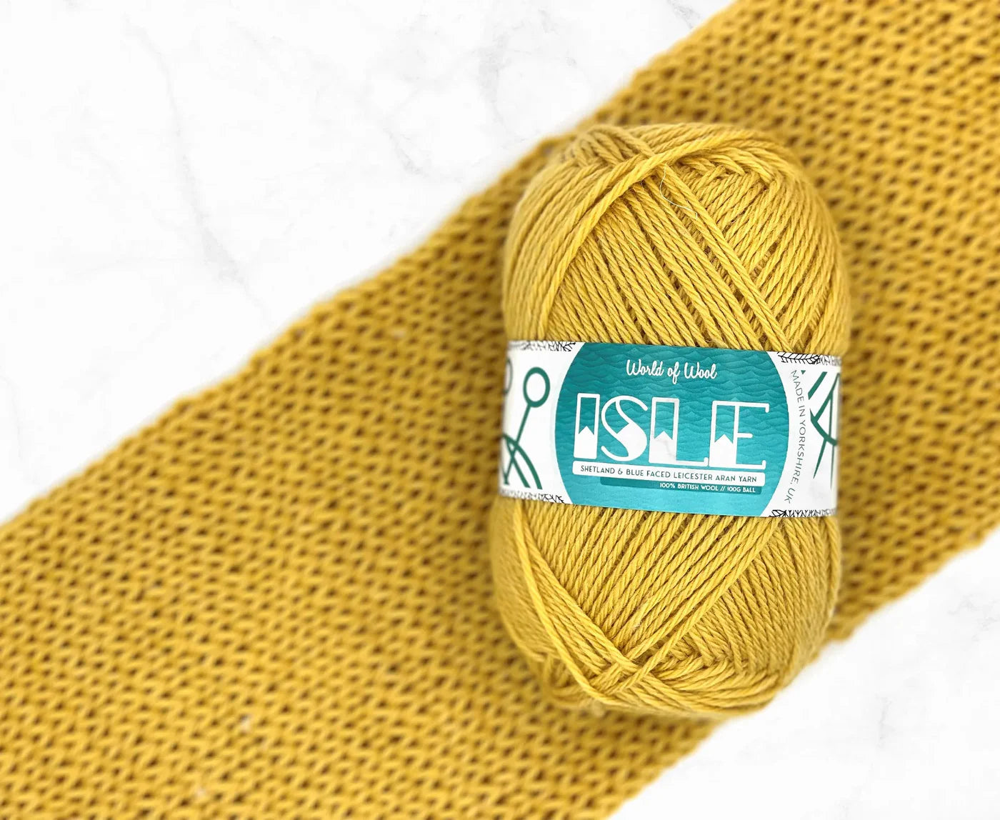 World of Wool - Ronas Hill Isle Aran Yarn - 100g