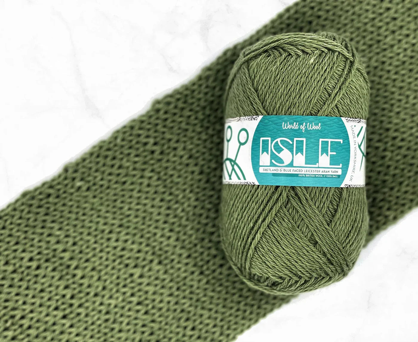 World of Wool - Whalsay Isle Aran Yarn - 100g