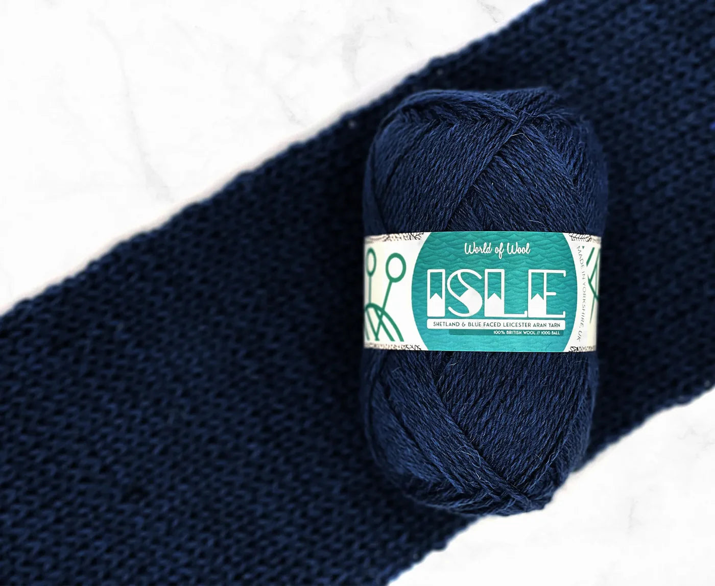 World of Wool - Yell Isle Aran Yarn - 100g