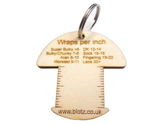 Blotz - Wraps per inch key ring