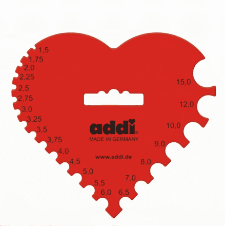ADDI Twin Heart-shaped Needle Gauge