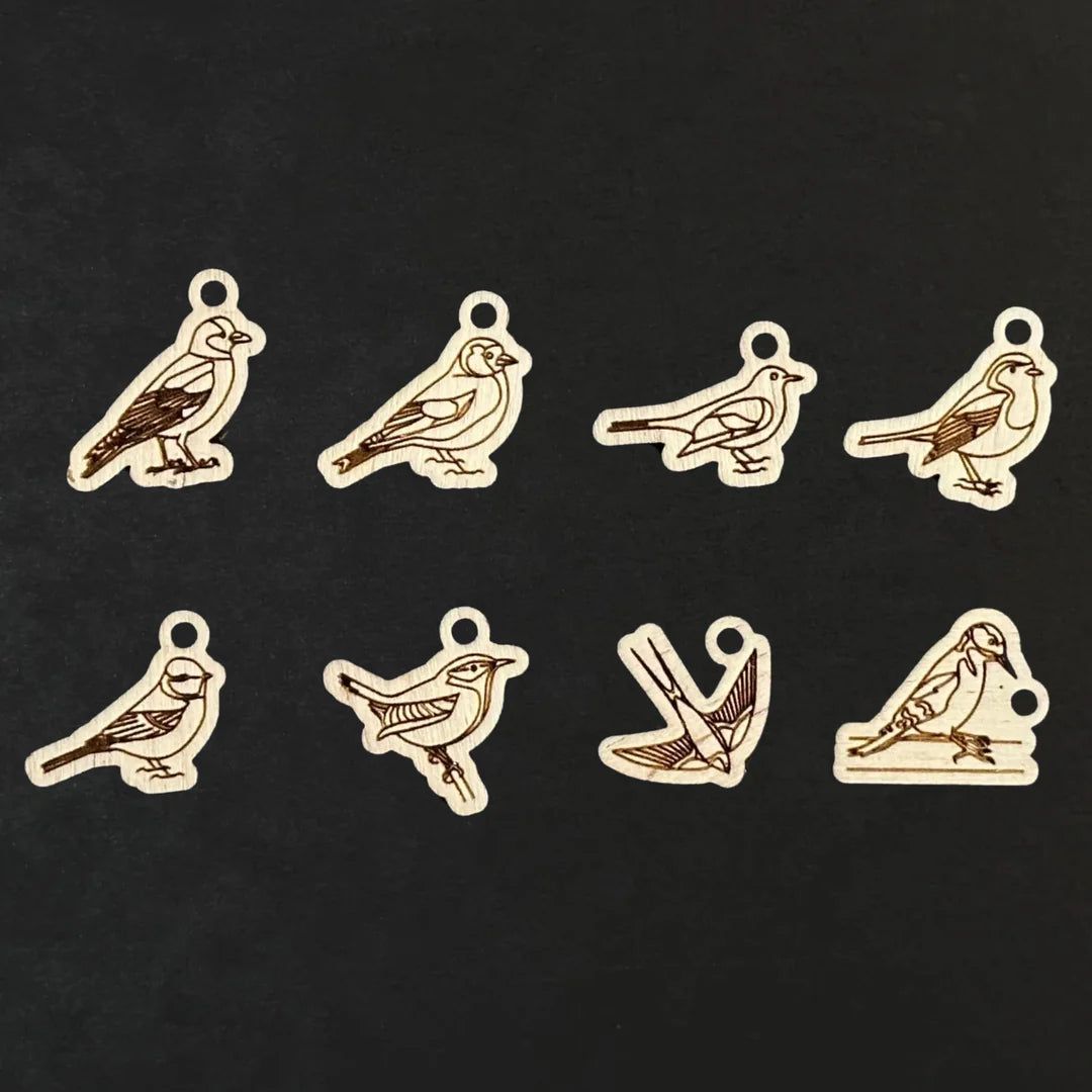Yarnistry stitchmarker (British birds)