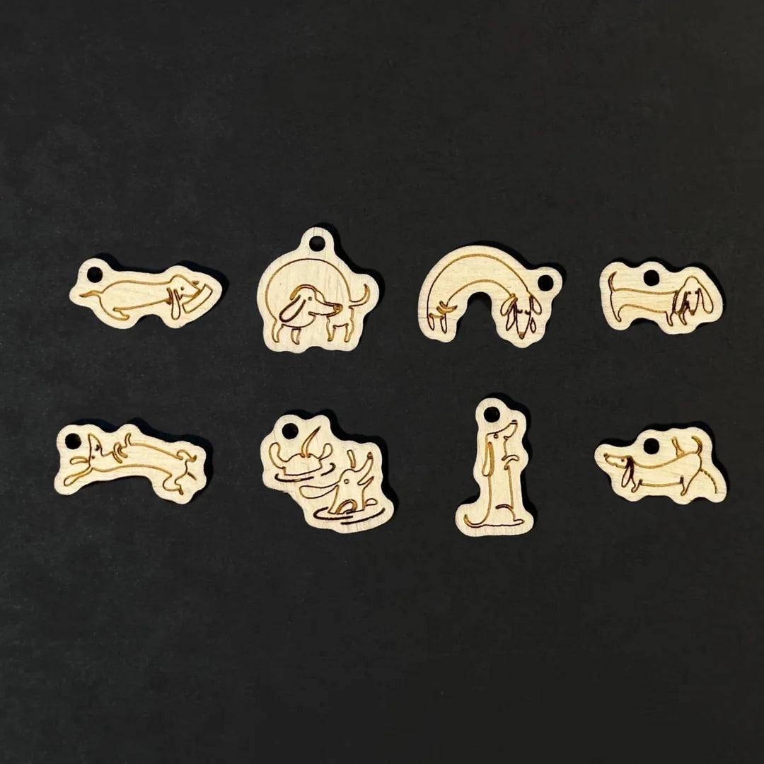 Yarnistry stitchmarker (dachshunds)