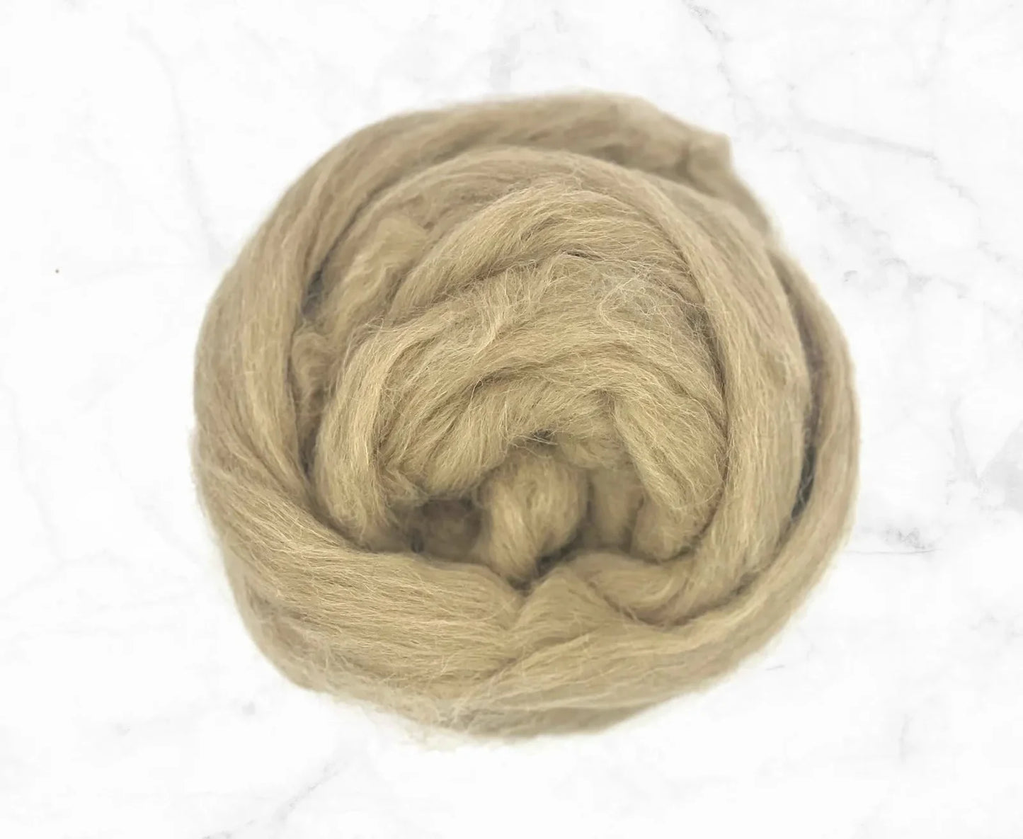 Top for spinning - Fawn UK Alpaca wool - 50g