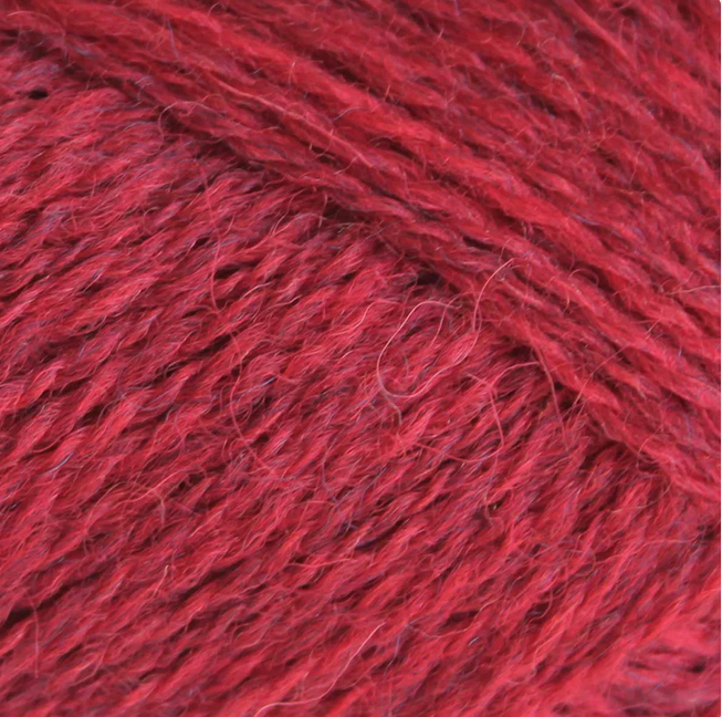 Baa Ram Ewe - Pip Colourwork 4 Ply - Wesley Bob Red - 25g