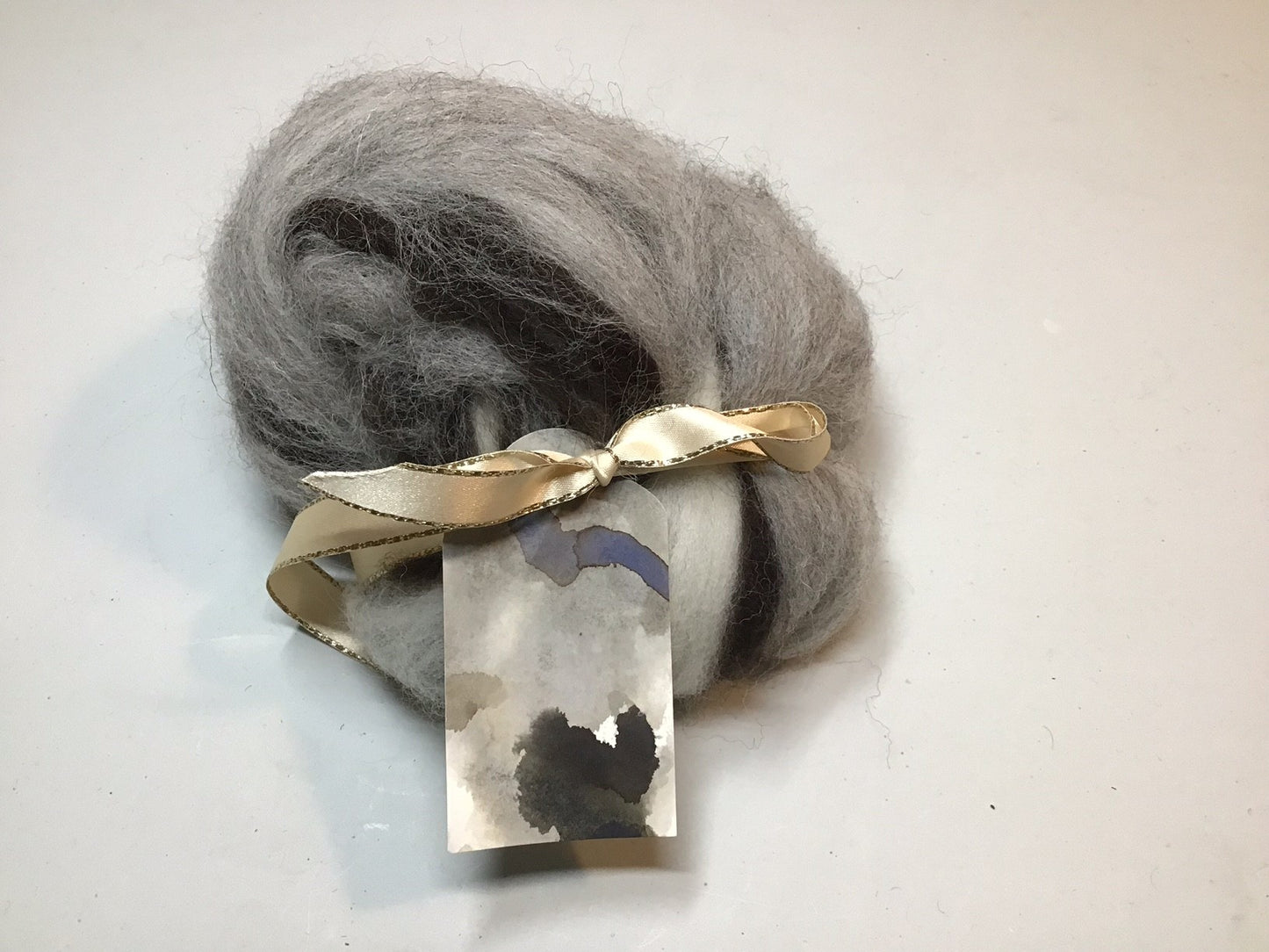 Auspicious Stitch - Wild Isles Batt for Spinning - Cheviot and Shetland wools - 60g