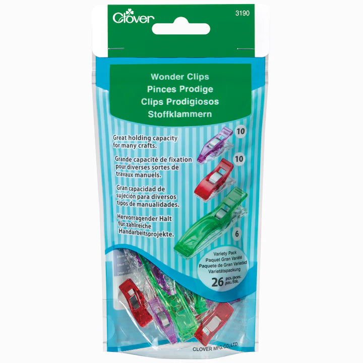 Clover Wonder Clips Variety Pack (26 pcs)