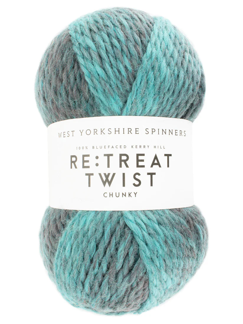 West Yorkshire Spinners - Retreat Twist Chunky Yarn - Azure - 100g