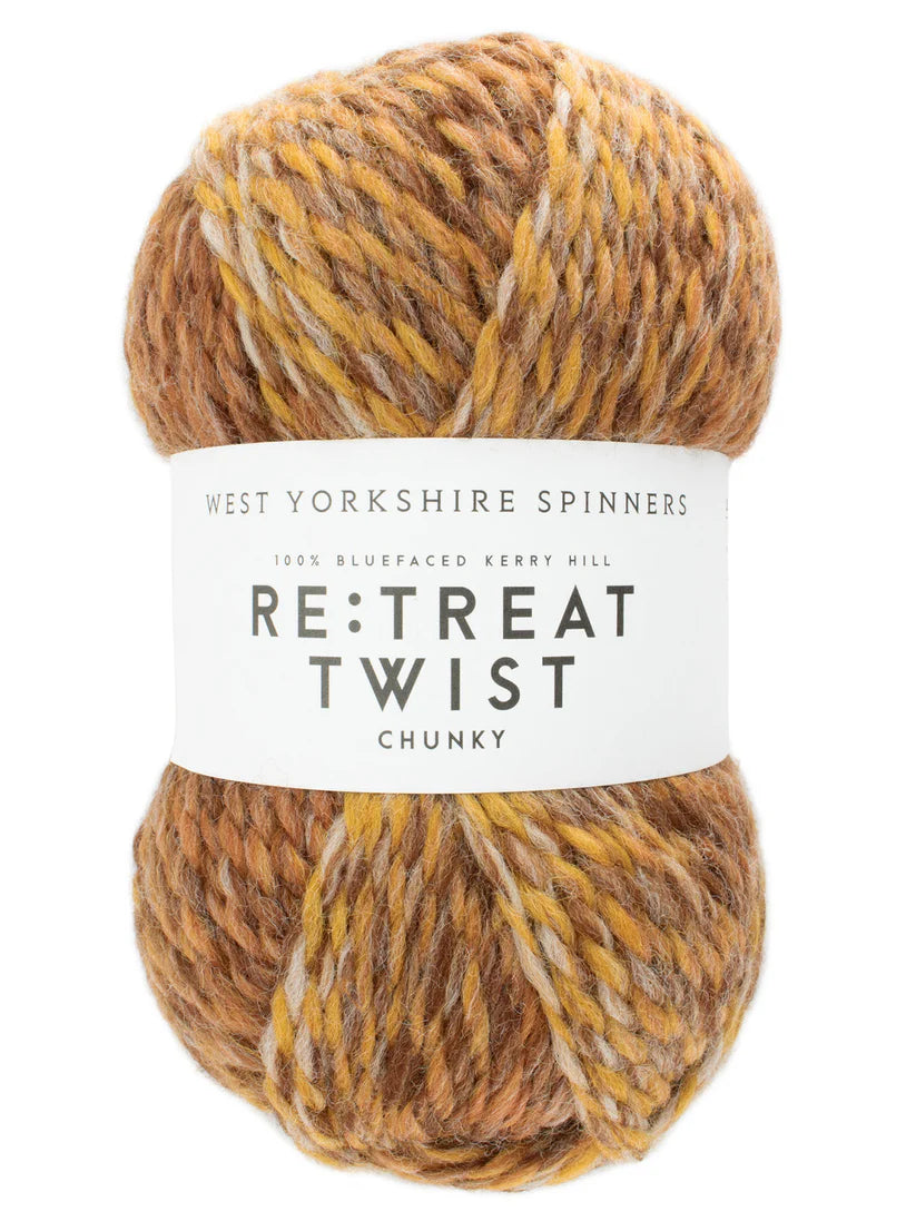 West Yorkshire Spinners - Retreat Twist Chunky Yarn - Golden Hour - 100g