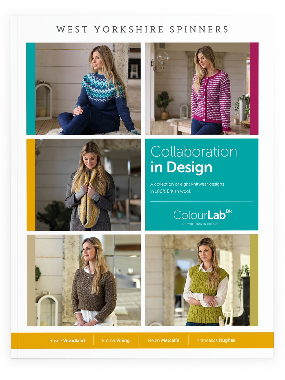 West Yorkshire Spinners - ColourLab DK - Collaboration in Design Pattern Book