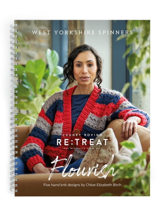 West Yorkshire Spinners - Retreat Chunky Roving - Flourish Pattern Book