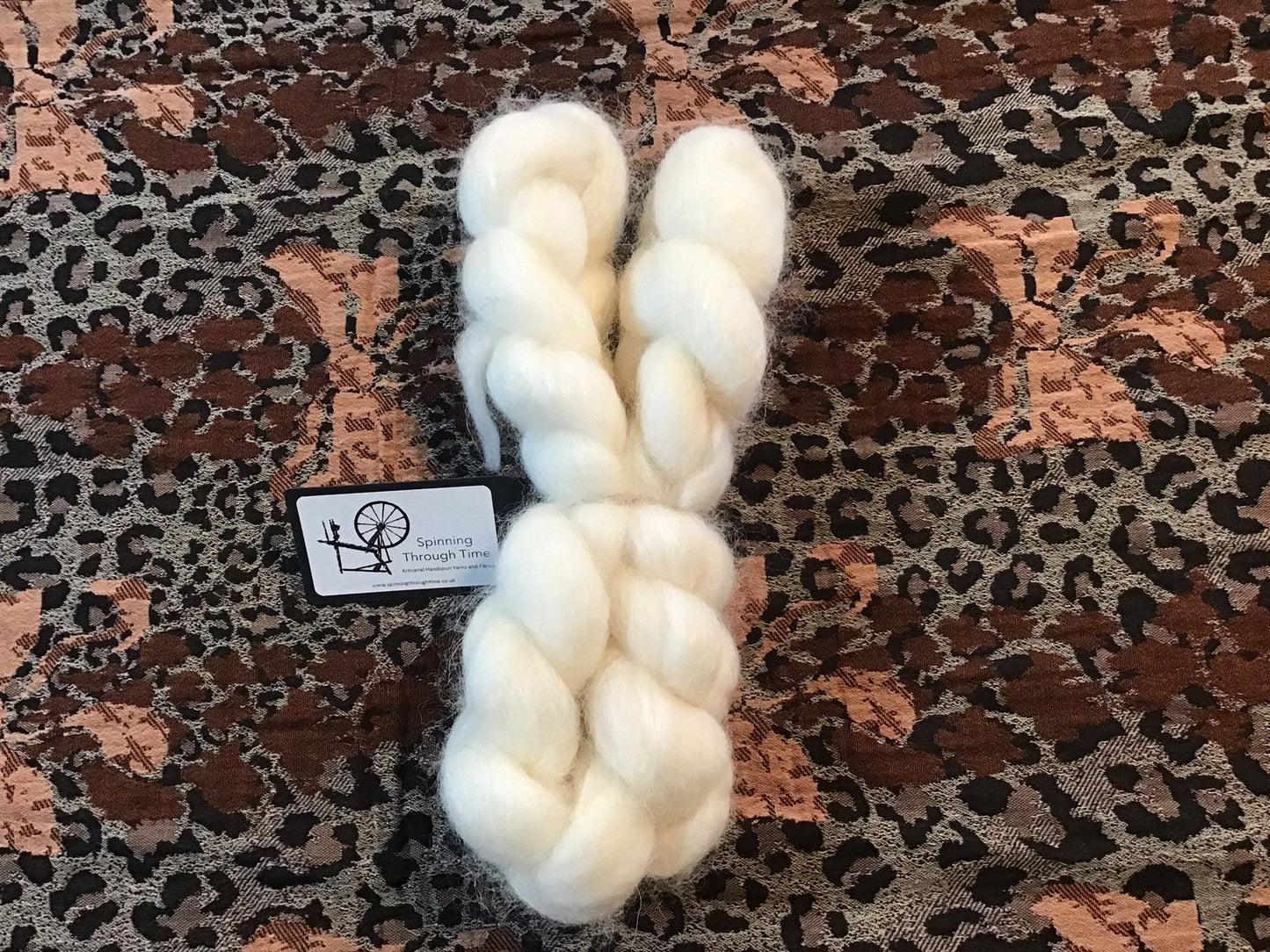 Spinning Through Time - Neve - 40% Blue Faced Leicester 20% Shetland 20% Polwarth 20%  - 50gTussah Silk