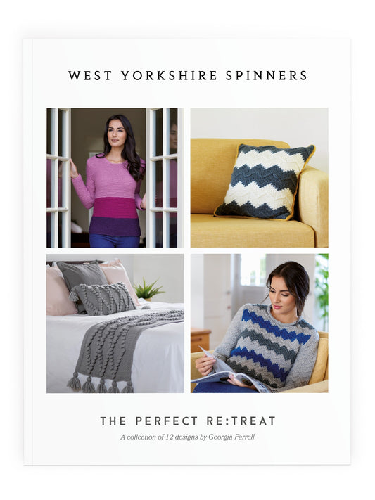 West Yorkshire Spinners - Retreat Chunky Roving - The Perfect Retreat Pattern Book