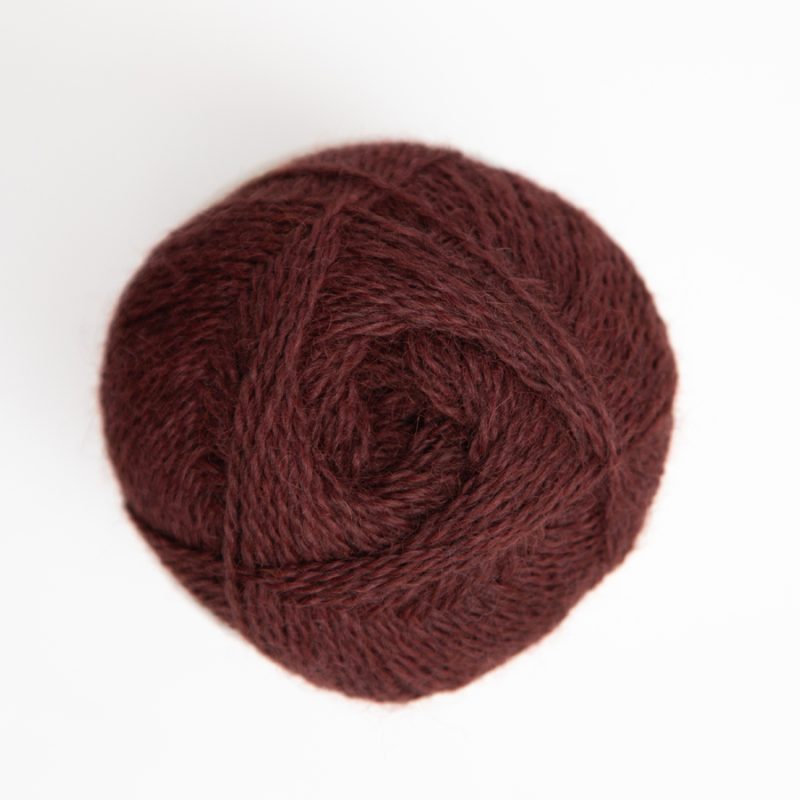 UK Alpaca -  Superfine Alpaca 4-Ply - Speckeldy Red - 50g