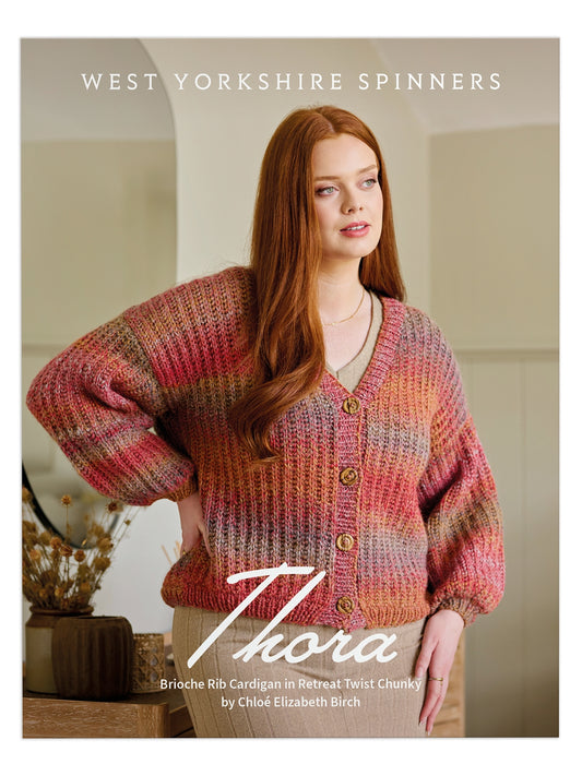 West Yorkshire Spinners - Retreat Twist Chunky - Thora Cardigan Pattern