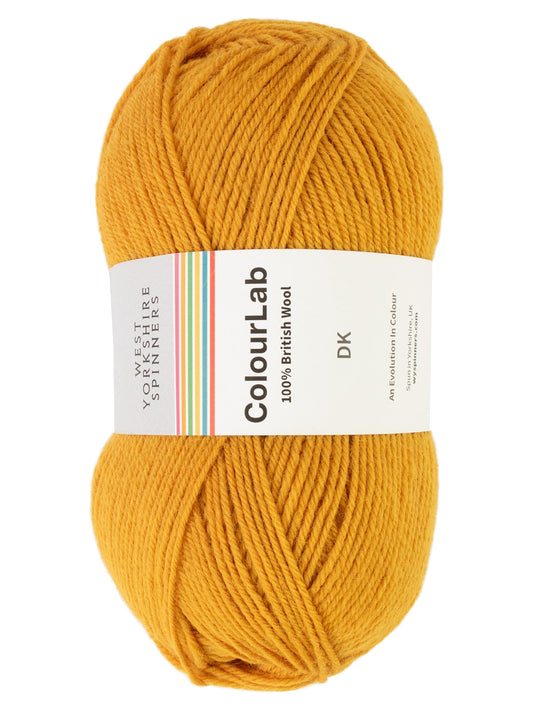 West Yorkshire Spinners - ColourLab DK Yarn - Mustard Yellow - 100g
