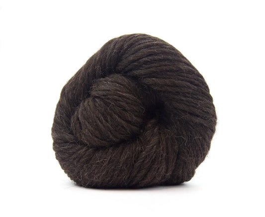 World of Wool - Black Shetland Super Chunky Weight Hank - 200g