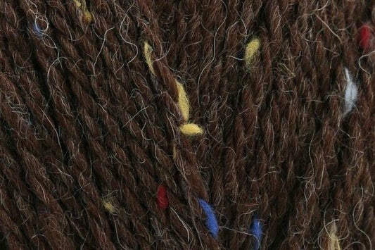 West Yorkshire Spinners - ColourLab Aran Yarn - Chocolate Brown Tweed - 100g