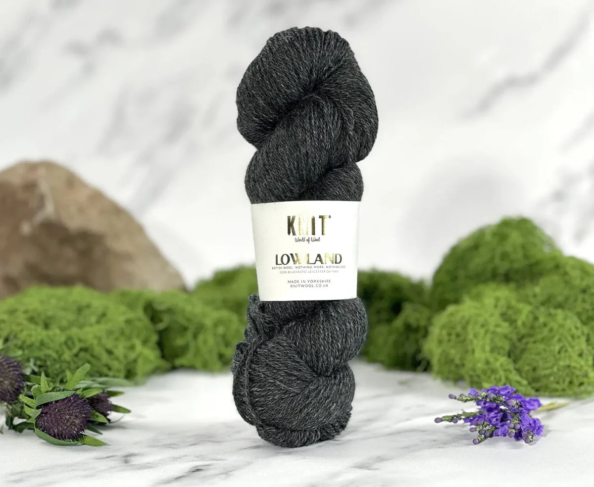 World of Wool - Lowland DK - Coalpit Black - 100g