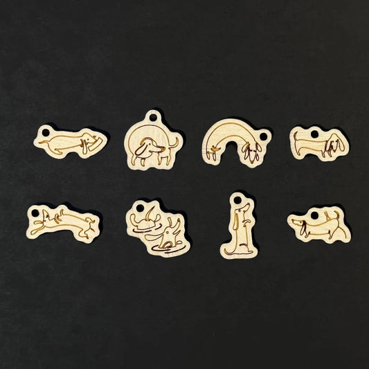 Yarnistry stitchmarker (dachshunds)