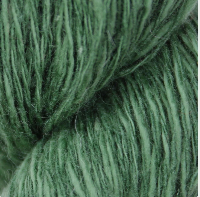Baa Ram Ewe - Linseed - Laceweight - 60% Linen 40% Cotton - Forest Green - 50g