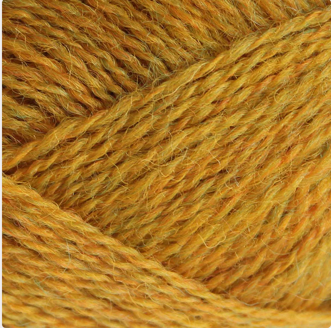 Baa Ram Ewe - Pip Colourwork 4 Ply - Jorvik Yellow - 25g