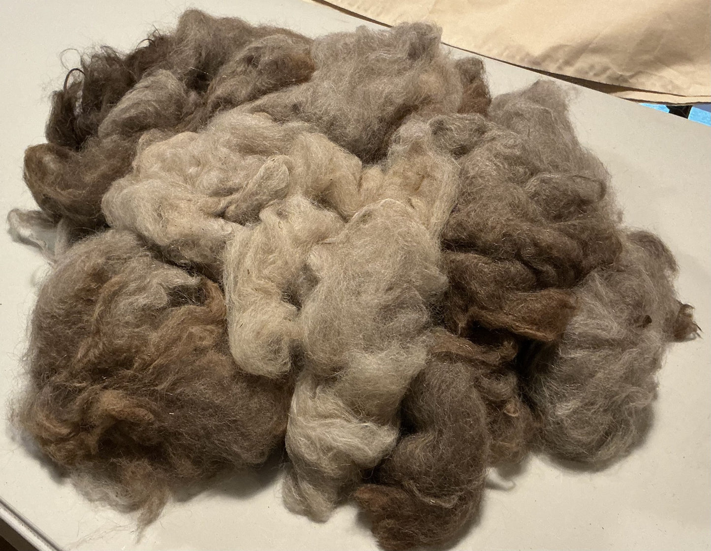UK-raised Llama Fleece - 175g