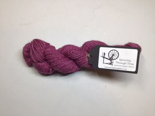 Spinning Through Time - Magenta - 100% Whitefaced Woodland - 65g