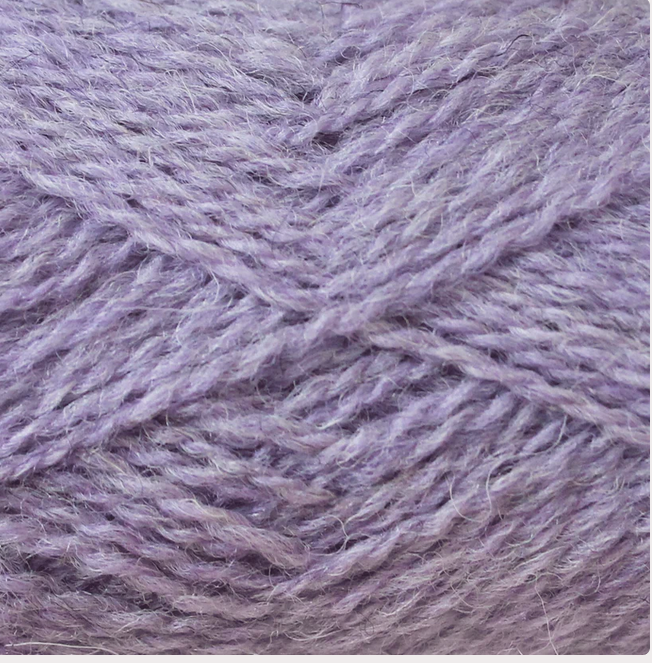 Baa Ram Ewe - Pip Colourwork 4 Ply - Bluebell Purple - 25g