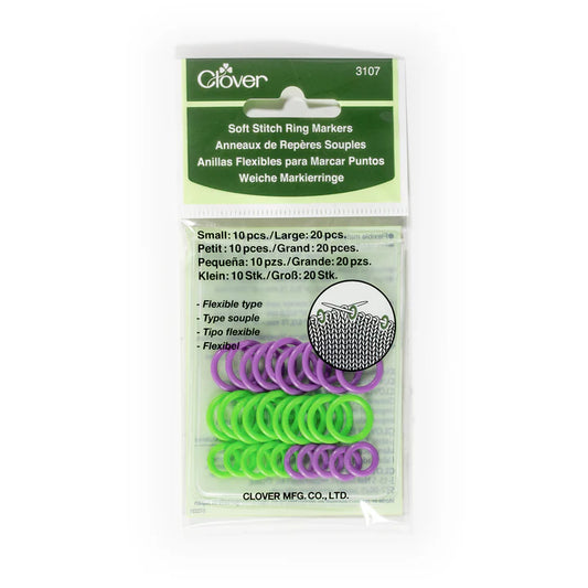 Clover Soft Stitch Ring Markers Standard