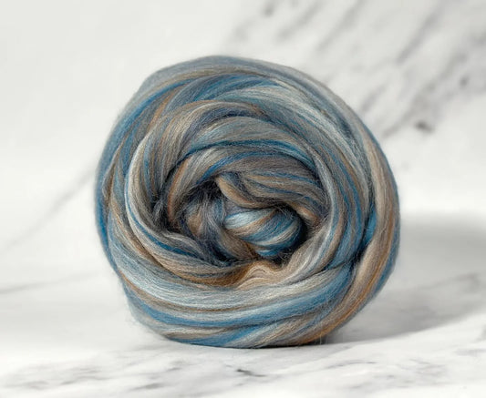 Top for spinning - The Broads 100% Bluefaced Leicester wool - 50g