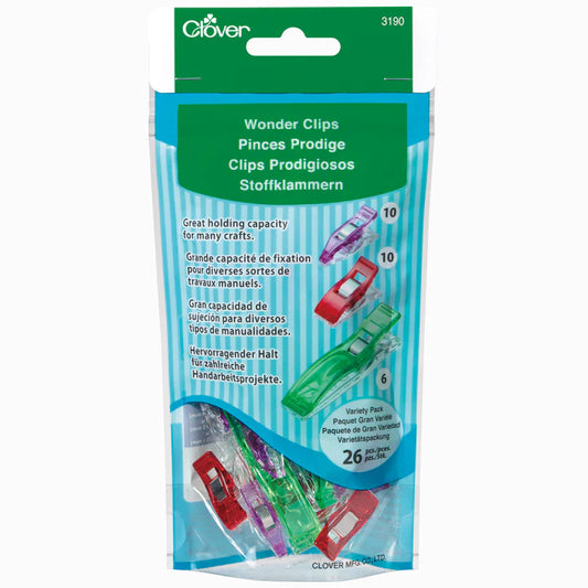 Clover Wonder Clips Variety Pack (26 pcs)