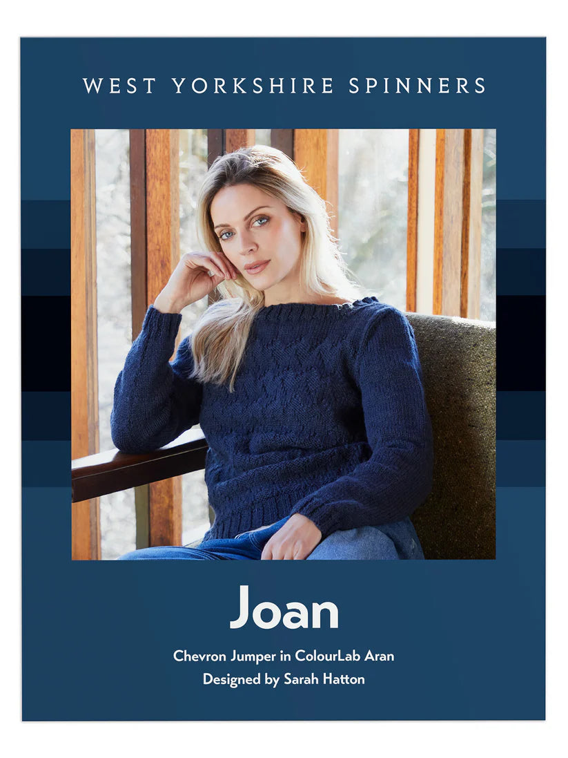 West Yorkshire Spinners - ColourLab Aran - Joan Chevron Cabled Jumper