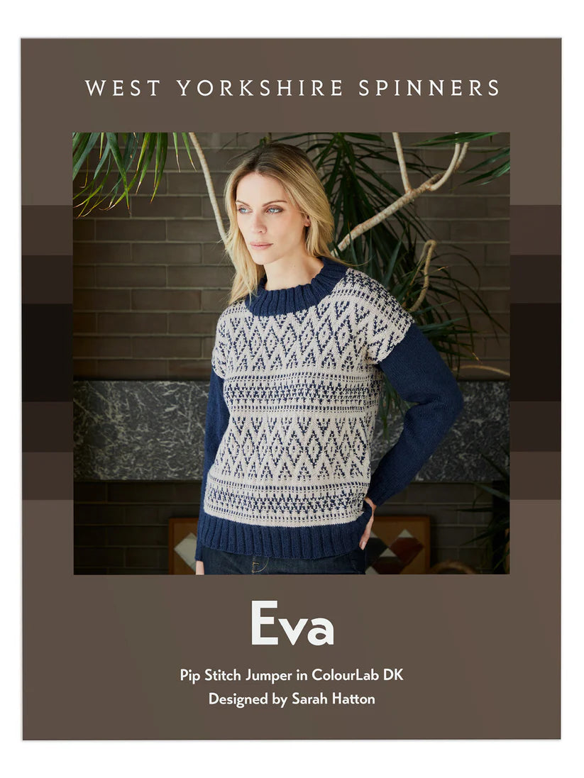 West Yorkshire Spinners - ColourLab DK - Eva Pip Stitch Jumper Pattern