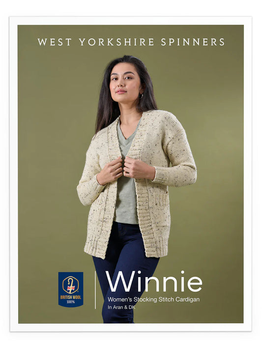 West Yorkshire Spinners - Aran and DK - Winnie Women's Stocking Stitch Cardigan