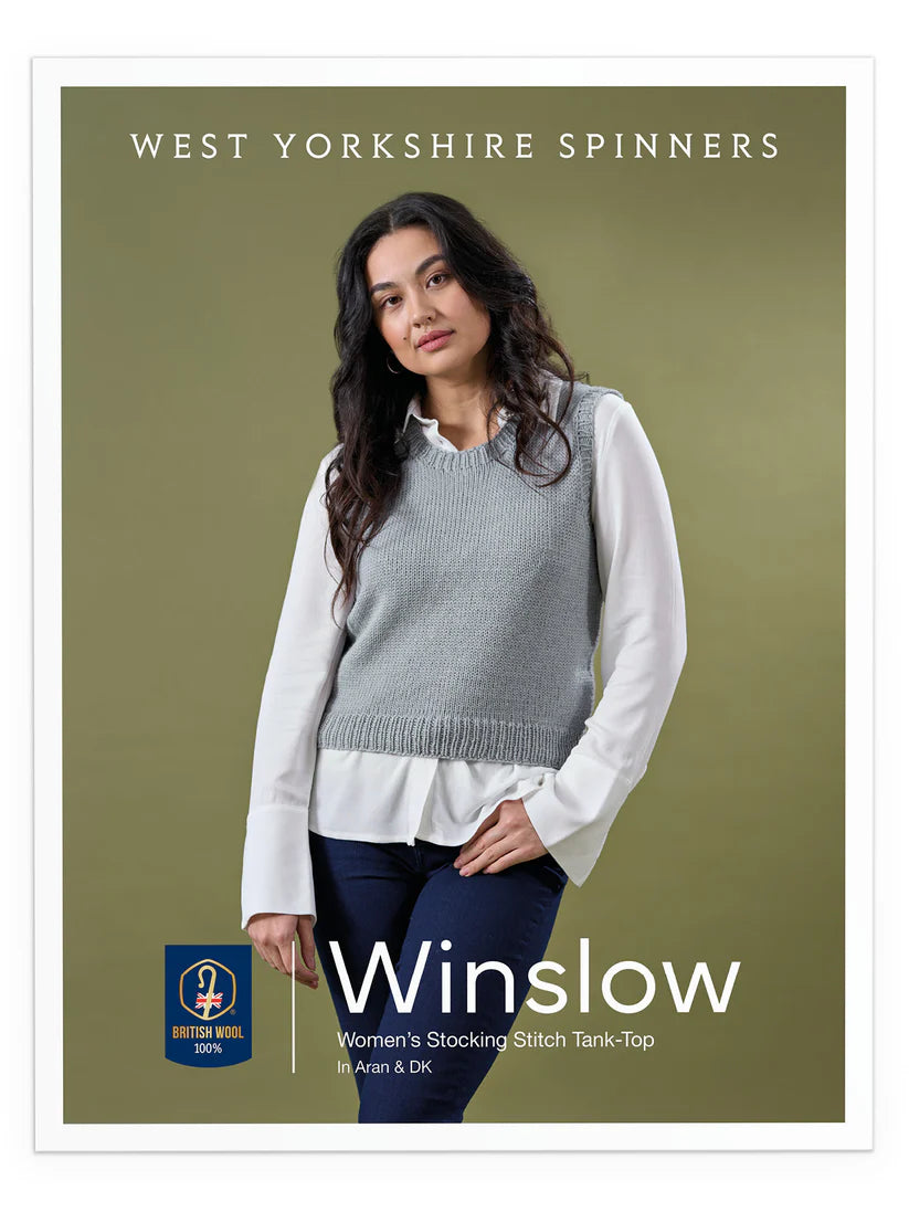 West Yorkshire Spinners - Winslow Stocking Stitch Slipover Pattern
