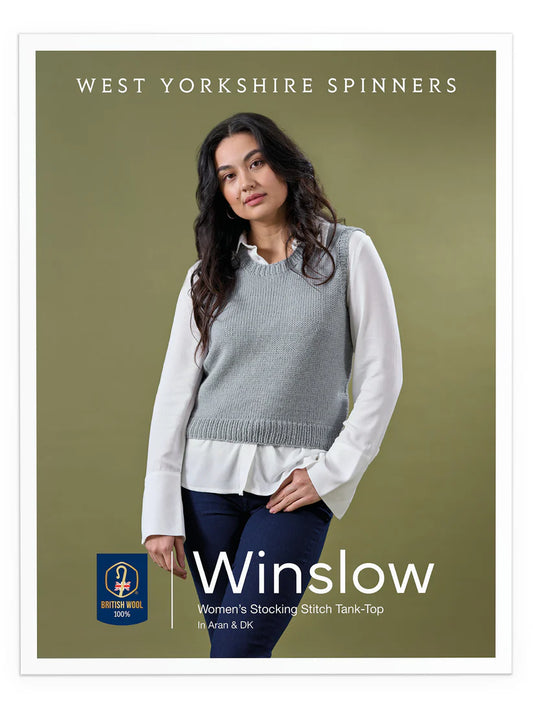 West Yorkshire Spinners - Winslow Stocking Stitch Slipover Pattern