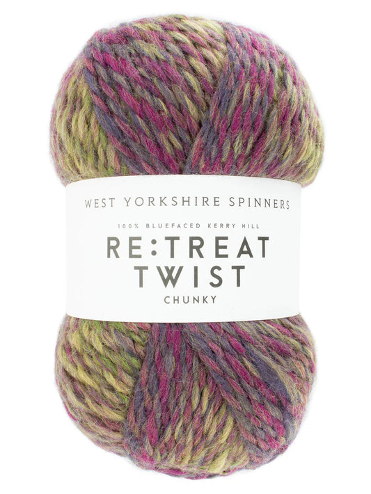 West Yorkshire Spinners - Retreat Twist Chunky Yarn - Aurora - 100g