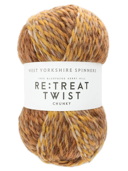 West Yorkshire Spinners - Retreat Twist Chunky Yarn - Golden Hour - 100g