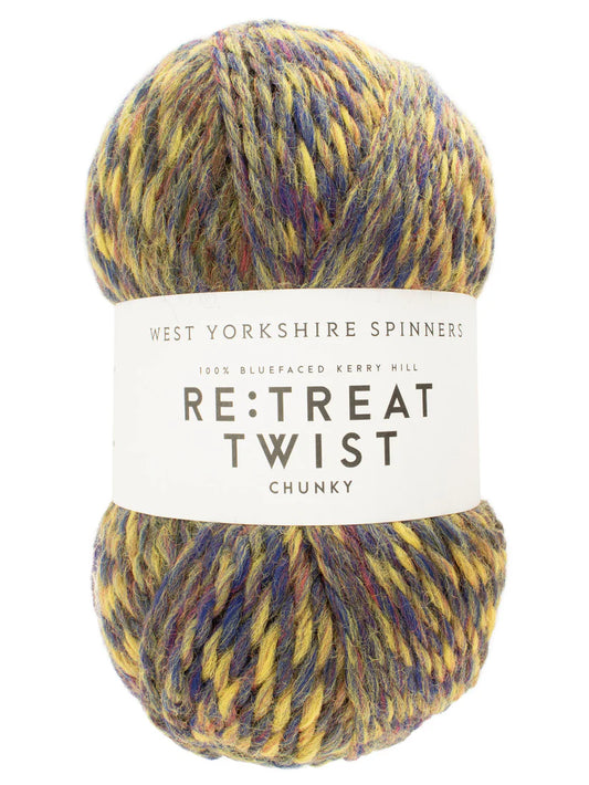 West Yorkshire Spinners - Retreat Twist Chunky Yarn - Winter Night - 100g