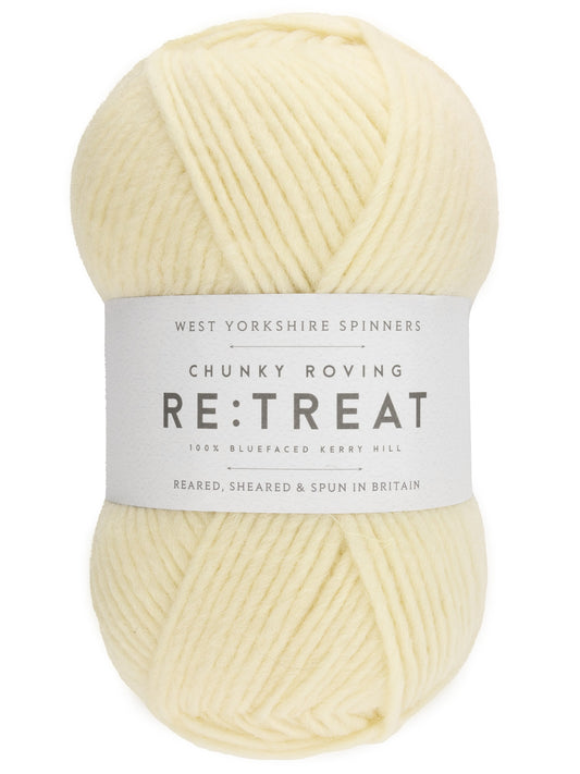West Yorkshire Spinners - Retreat Chunky Roving Yarn - Pure - 100g